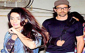 Hrithik SPOTTED With Mystery Girl