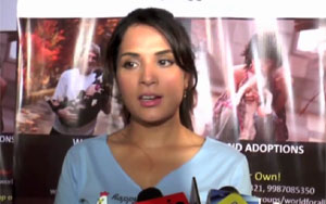 Richa Chadda at Adoptathon NGO