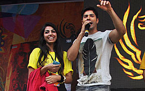 Varun Dhawan Promotes His Film Badlapur