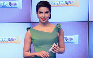 Priyanka Launches Hoppit Chocolate