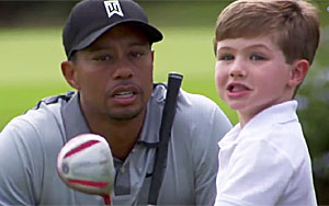 Tiger Woods Gets Golfing Lesson From 3-year-old