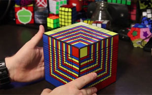 17x17x17 Solve - Time-lapse 