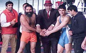 Baba Ramdev's Wrestling Match