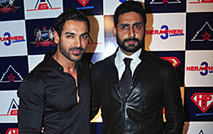  John Abraham and Abhishek in Hera Pheri 3