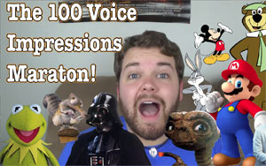 The 100 Voice Impressions Marathon