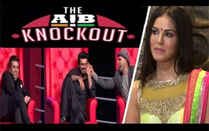 Sunny Leone REACTS On AIB Knockout 