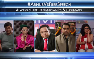 Arnub Vs. Free Speech