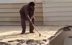 Breaking a Concrete Slab