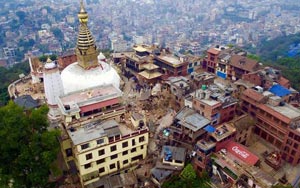 Drone View of Nepal Quake Damage