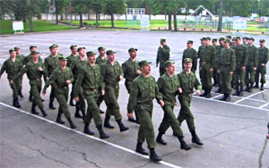 Russian Cadets Singing Barbie Girl