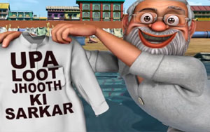 So Sorry : Modi becomes a Washerman !