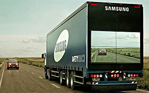 Samsung's See through Safety Truck