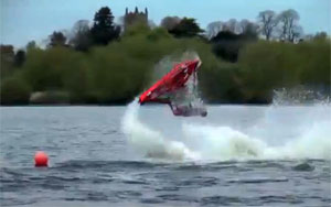 Jet Skier Performs Incredible Stunts