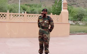 Wonderful briefing by Mohd. Razzaq at Kargil War Memorial, Drass