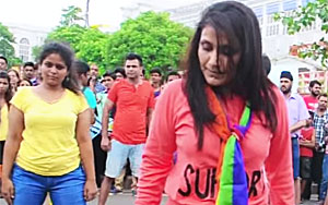 Delhi's 1st LGBT Flash Mob