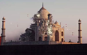 Watch: Taj Mahal's Destruction in 'Pixels'