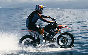 Robbie Maddison Rides A Wave on His Dirtbike