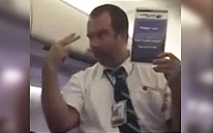 Flight Attendant Safety Demo Leaves Passengers in Stitches