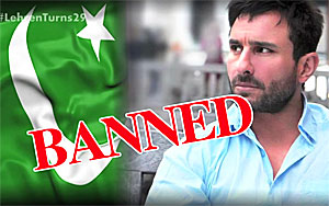 Saif Ali Khan has been banned by the Pakistan censor board forever. Check out the video to know more
