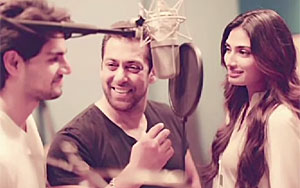 Behind the scenes - Salman Sings for 'HERO'