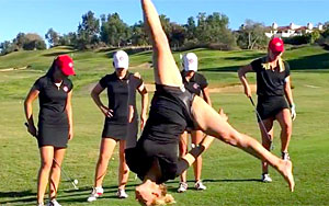 Women's Golf Team Trick Shot Video