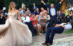 Bride Puts a Spell on her Magician groom during First dance