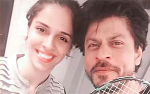 Shahrukh Khan Meets Saina Nehwal