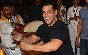 Salman Khan's Ganpati Visarjan