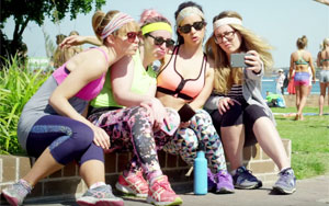 Girls Doing Nothing in Activewear