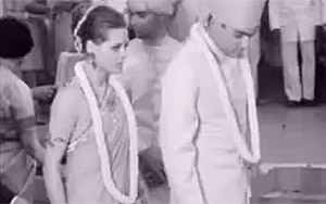 Rare Footage: Rajiv Gandhi - Sonia Wedding