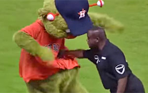 Security Guard Vs Mascot Dance Off!