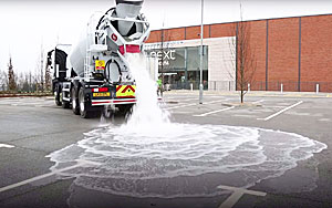 This New Concrete ABSORBS Gallons of Water