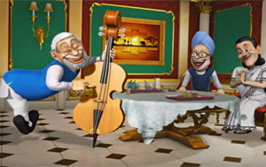 So Sorry: Modi Serenades Sonia