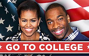 Go To College Music Video (with FIRST LADY MICHELLE OBAMA!