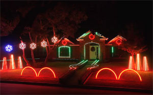 Dubstep Christmas Light Show