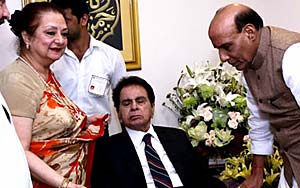 The Government of India honoured Tragedy King of Bollywood Dilip Kumar with the Padma Bhushan award in 1991, the Dadasaheb Phalke Award in 1994 and now in 2015 the Padma Vibhushan, for his exceptional and distinguished contribution to the Indian cinema. 
