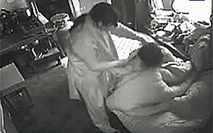 CCTV Captures Indian Woman Beating Her Mother-In-Law Mercilessly