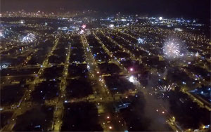 Fireworks Over Lima, Peru