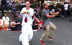 Hare Krishna Kirtan With a Rad Dance-off to Trumpet