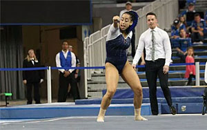 American Gymnast's Hip-hop Moves During The Performance