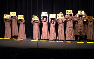 Silent Monks Singing Halleluia