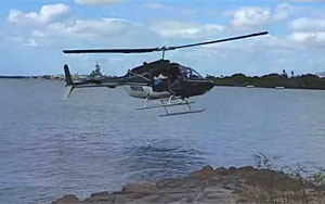 Moment Helicopter crashed Into Pearl Harbor