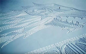 Artist Walks 20 Miles In Deep Snow To Create 'Game Of Thrones' Ad