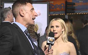 Kristen Bell Slaps a Reporter On 'The Boss' Red Carpet