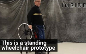 This Wheelchair Lets Paraplegics Stand