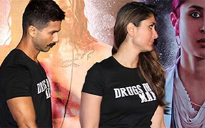 Shahid-Kareena's AWKWARD Moment At 'Udta Punjab' Trailer Launch