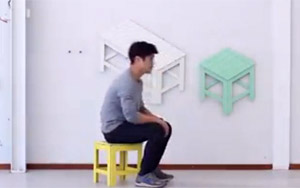 The Incredible 2D Chair