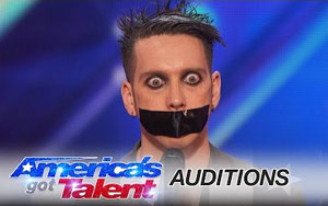 Tape Face: Strange Act Leaves the Audience Speechless