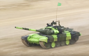 Russia Hosts World Championship Tank biathlon