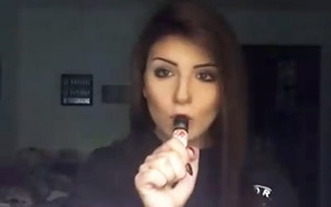 Vapor Girl's Vape Tricks!!